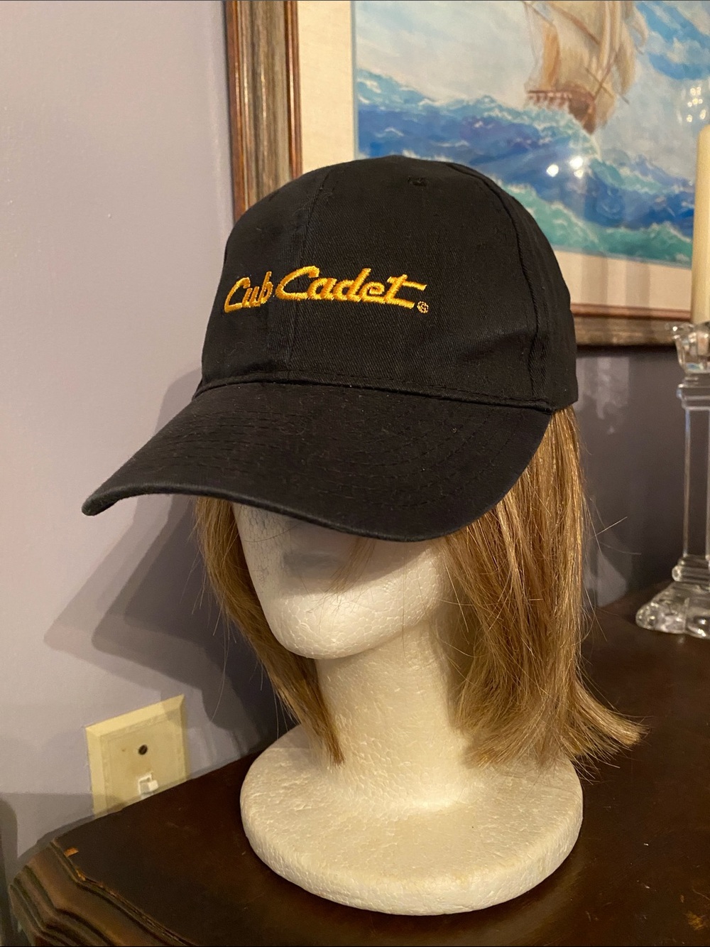 V! Hit Wear brand Cub Cadet black baseball style hat never used
